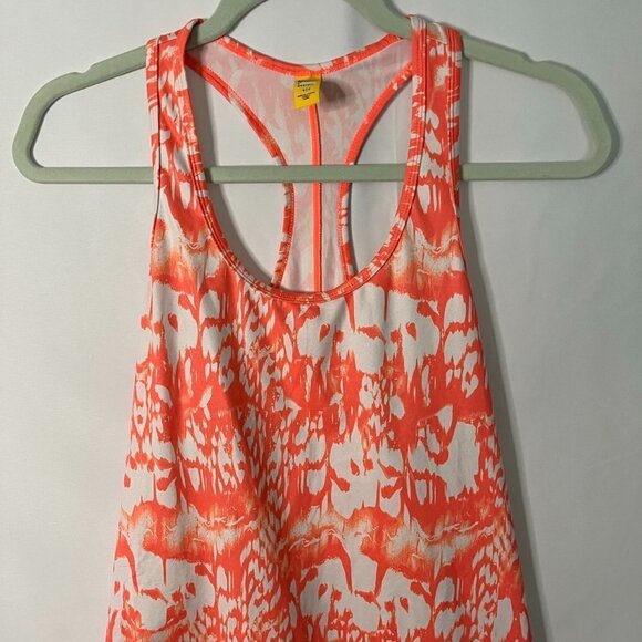 ⭐️ Lole racer-back tank top- peach and white- Size small - Picture 5 of 7